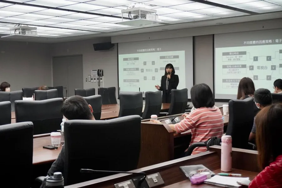 洪安怡於發展署北分署演講